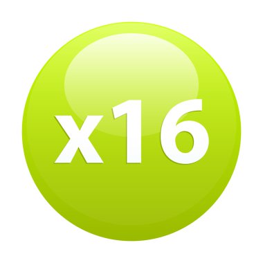 hızlandırılmış web düğme x 16 simgesi.
