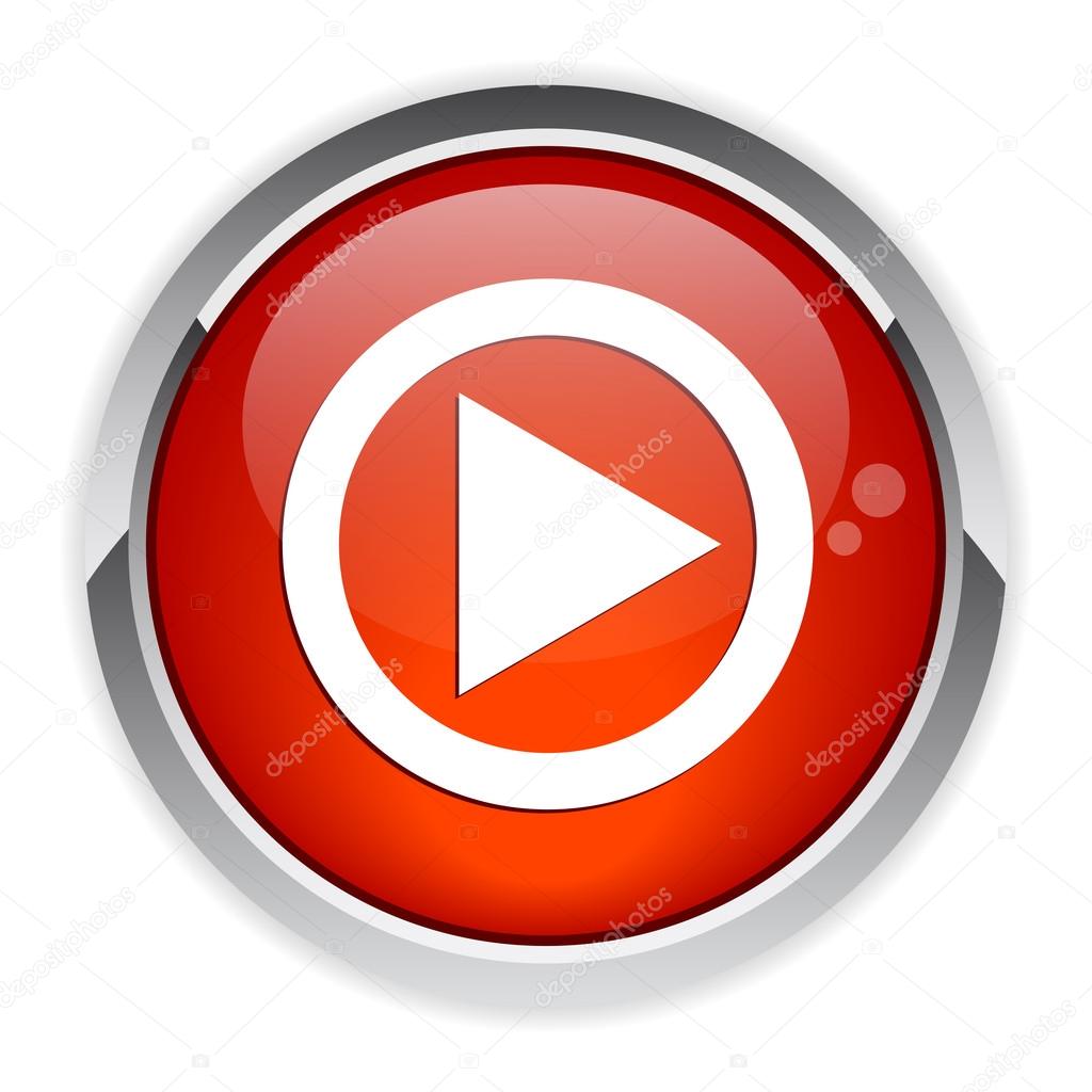 Bouton Flash Games Internet lecture red icon