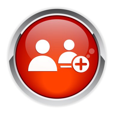 Bouton internet kişi simgesi