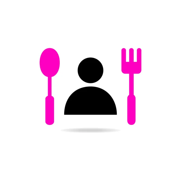 Abstrait social homme logo — Image vectorielle