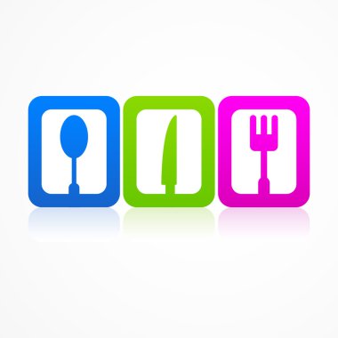 soyut mutfak işareti ayarla