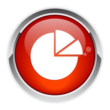 Bouton internet graphique diagramme kırmızı