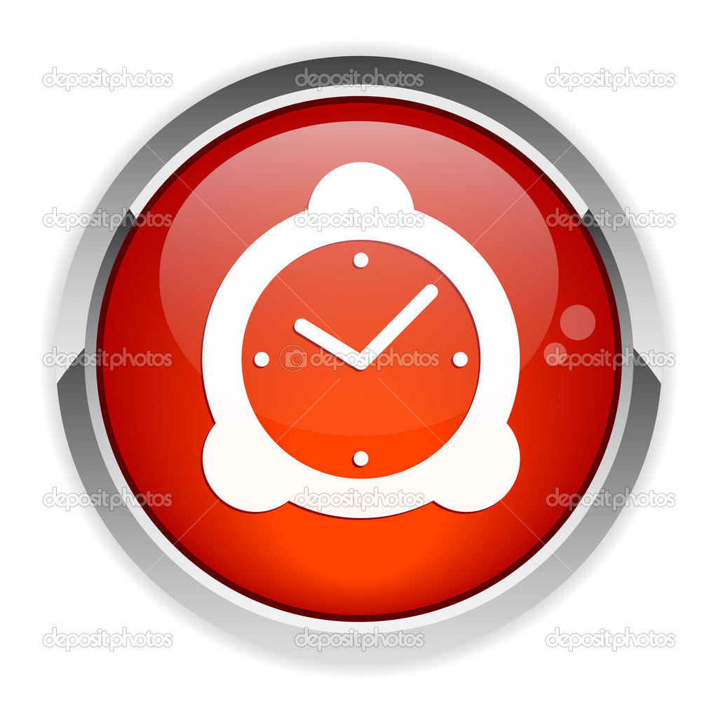Icon hours red