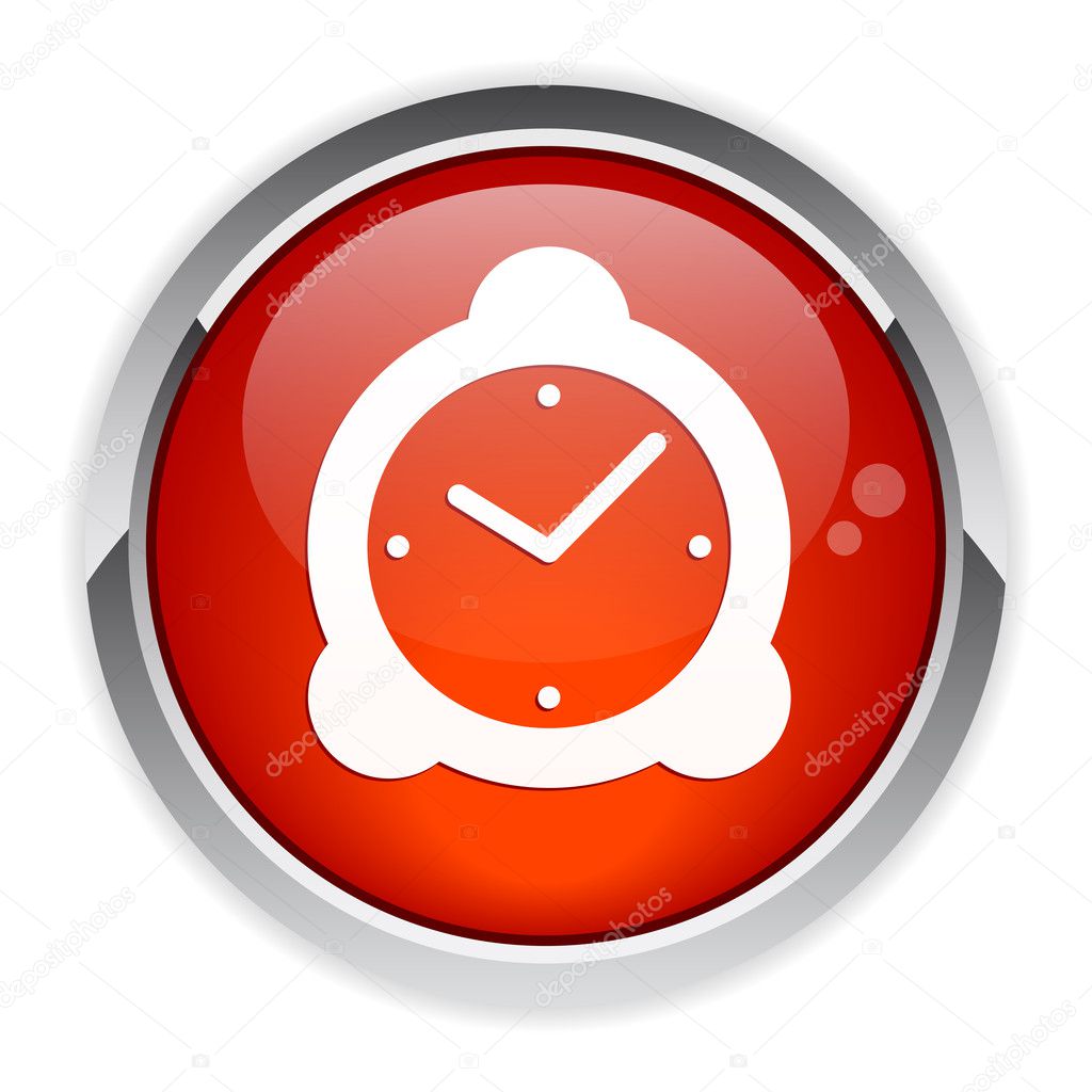 Icon hours red