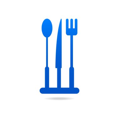 mutfak renkli logo menü simgesi