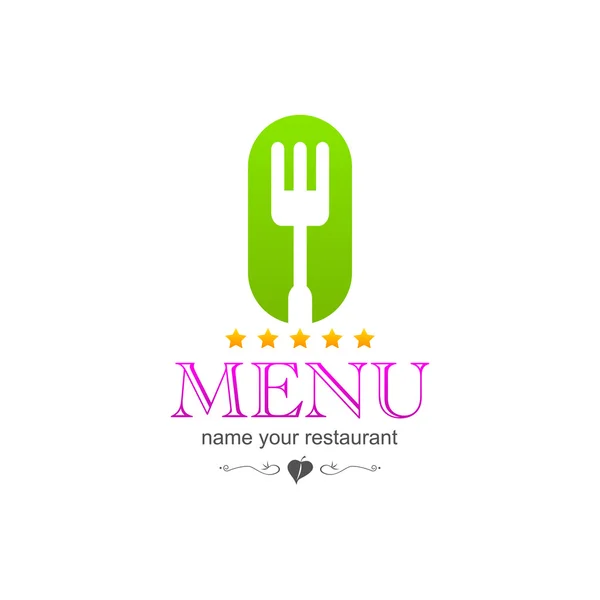 Kuchnia menu ikona kolorowy znak — Wektor stockowy