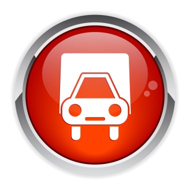 Bouton internet camion livraison kırmızı