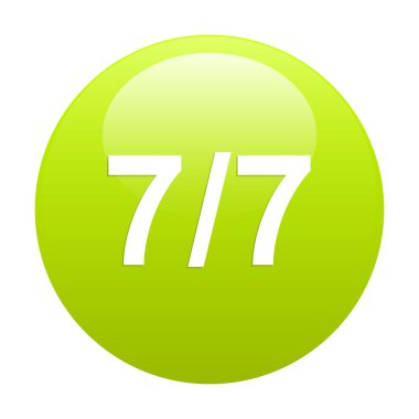 icône bouton seven in seven 77