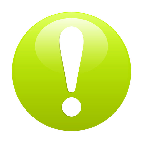 Бутонский значок опасности восклицательного знака
