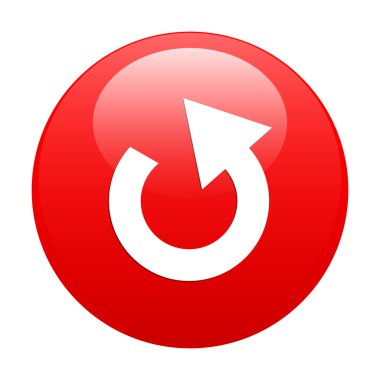 Bouton internet rejouer simgesi kırmızı