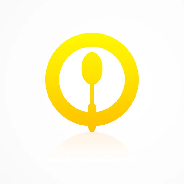 Icono de cocina cucharada — Vector de stock