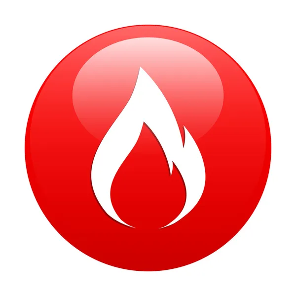 düğme ateş simgesi kırmızı