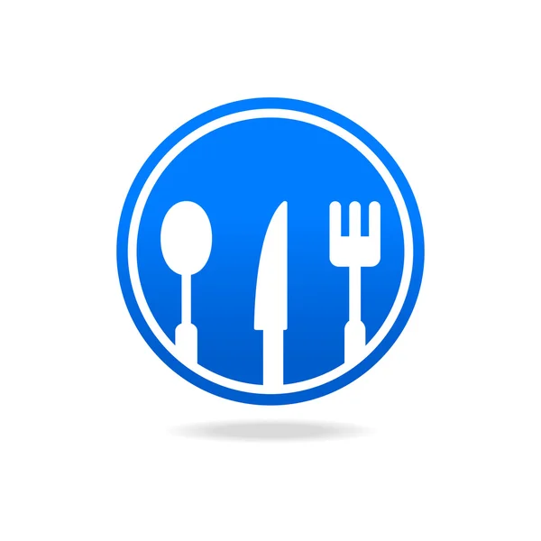 Cozinha conjunto abstrato ícone culinária — Vetor de Stock