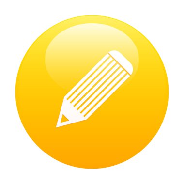 Bouton Internet kalem simgesi turuncu