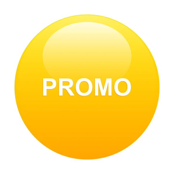 Bouton internet promotio laranja — Vetor de Stock