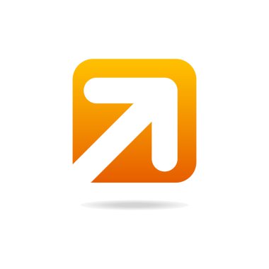 ok sağ simgesini işaret turuncu