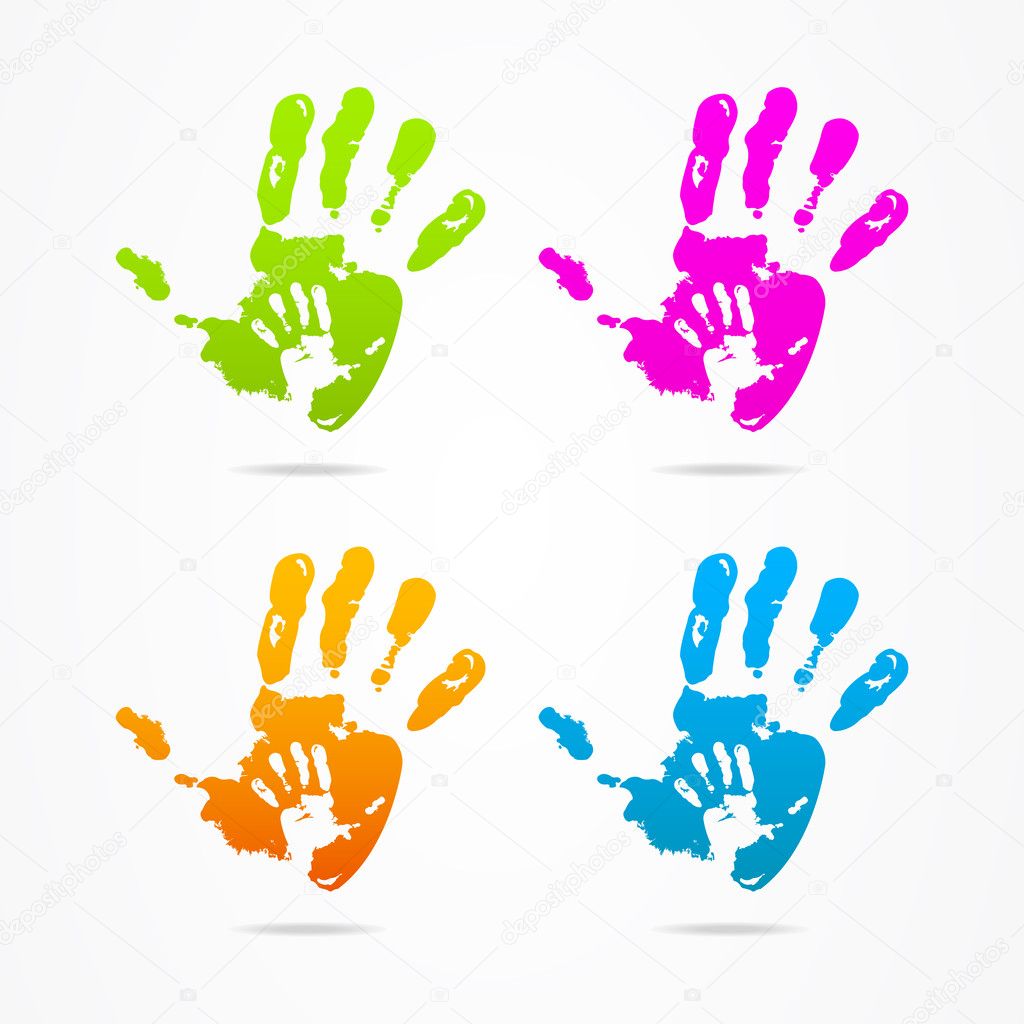 Logo design business hand