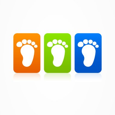 logo iş iz işareti simgesi