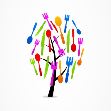 Logo iş ağaç mutfak seti