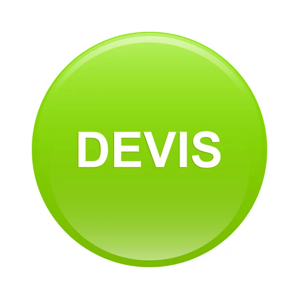 Devis зелений веб Bouton Інтернету — стоковий вектор