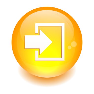 Bouton Internet bağlantı simgesi turuncu