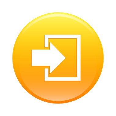 Bouton Internet bağlantı simgesi turuncu işareti