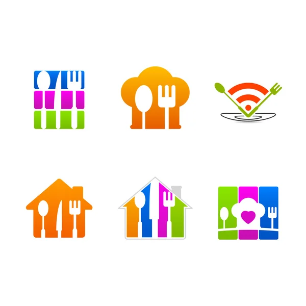 Menú signo icono servicio restaurante — Vector de stock