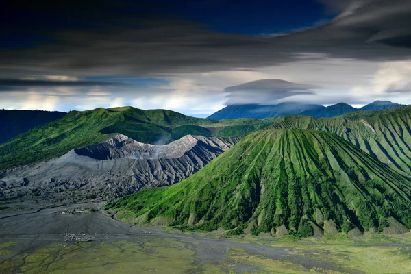 Landscape of Volcanoes in Bromo mountain — Stock Photo, Image
