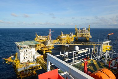 offshore petrol sondaj platformu.