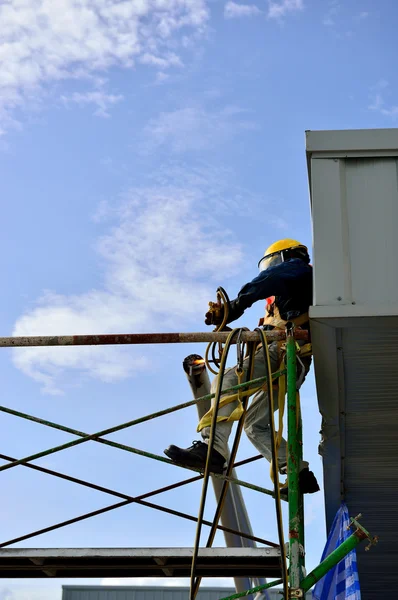 The welder man — Stock Photo, Image