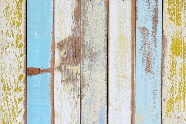 La vieja pared de madera pintada — Foto de Stock