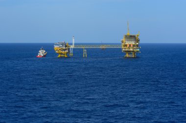offshore petrol sondaj platformu ve tedarik