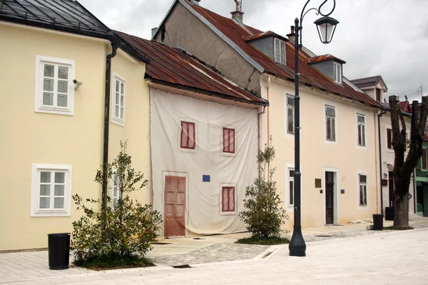 Rua em Cetinje — Fotografia de Stock