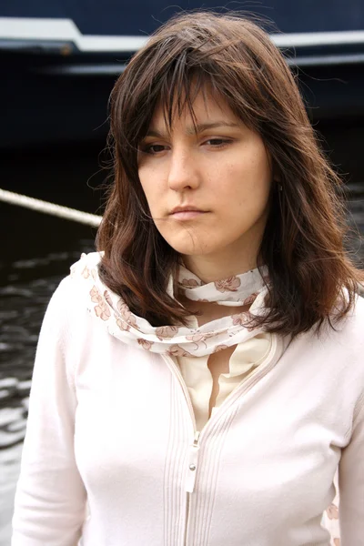 Young sad woman — Stock Photo, Image