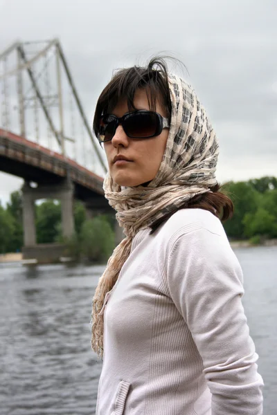 Woman in sunglasses — Stock Photo, Image