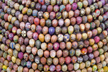 boyalı Paskalya yumurtaları