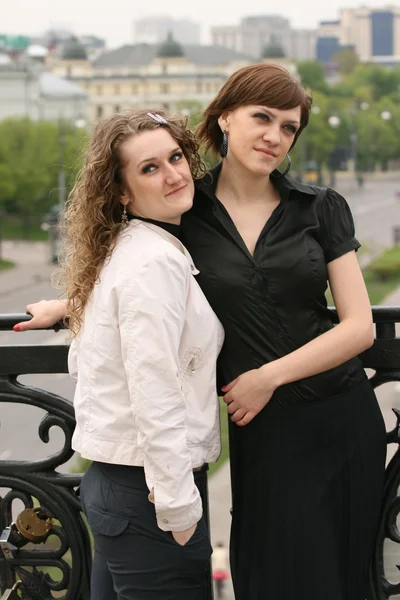 Two friends laughing — Stock Photo, Image