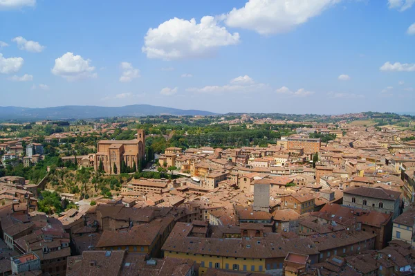 Old Town with tiled roofs — Stock Photo, Image