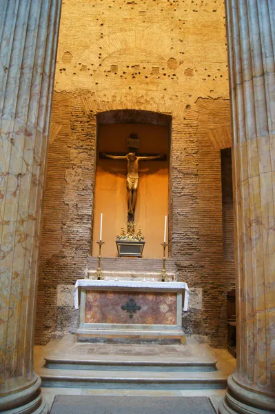 Crucifixion in the crypt of the pantheon — Stock Photo, Image