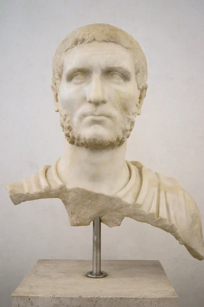 Survo ancient marble head of a man — Stock Photo, Image