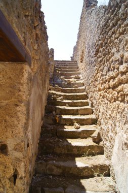 Pompei antik merdivenlerde