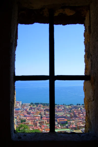 Nápoles desde la ventana de San Elmo — Foto de Stock