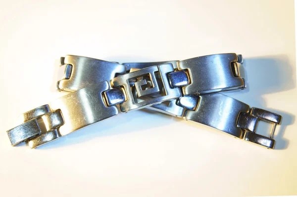 Metallisches Armband — Stockfoto