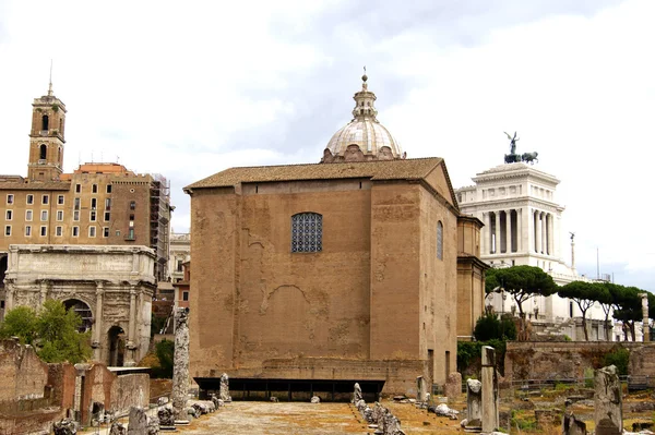 Het Romeinse forum — Stockfoto