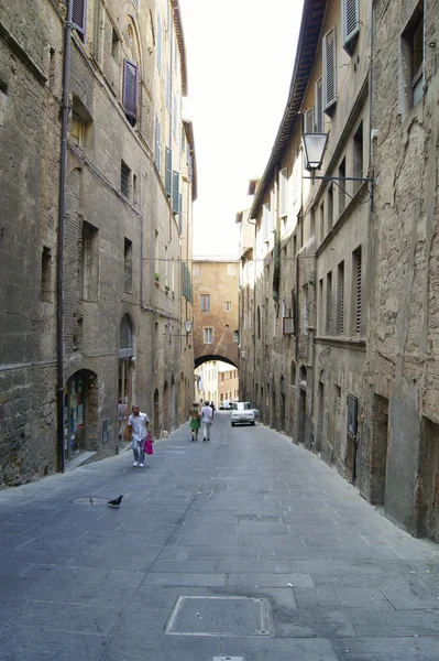 Straße in Siena — Stockfoto