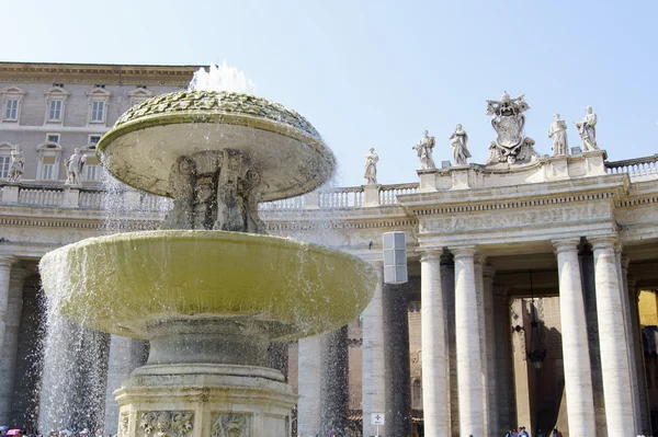 De fontein in het Vaticaan — Stockfoto