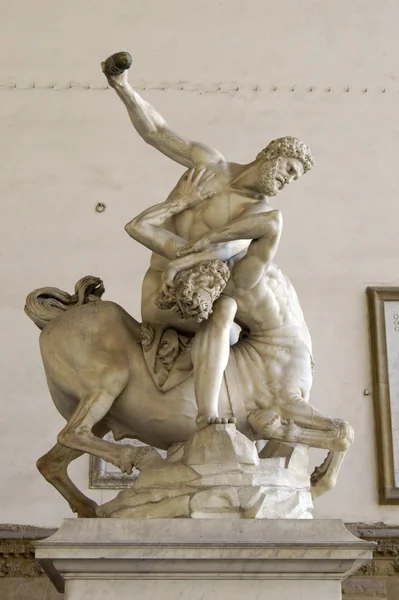 Hercules megöli a Kentaur Stock Kép
