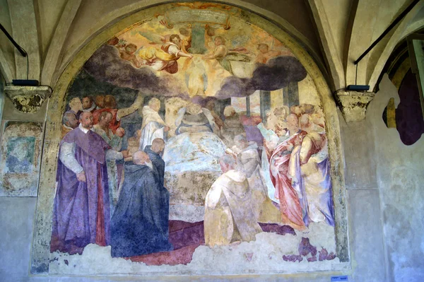 Fresco van het klooster van santa maria novella — Stockfoto