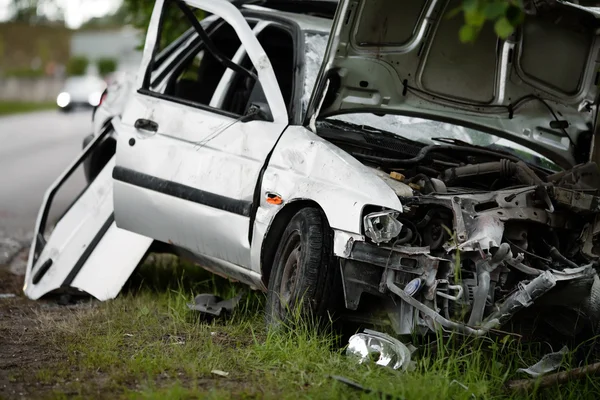 Accidente de coche Crash — Foto de Stock