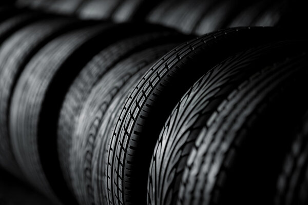 Tire stack background